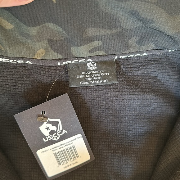 USCCA x Maxtacs Men’s Camouflage water resistant tactical jacket size Medium - Picture 4 of 12